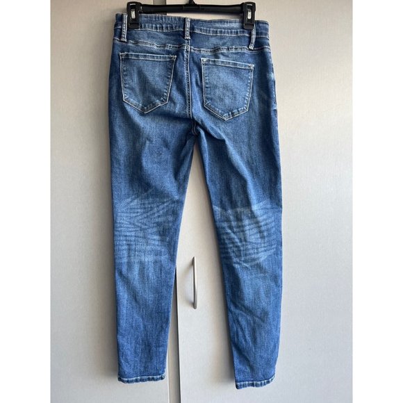 KanCan Los Angeles Mid Rise Medium Wash Skinny Jeans Juniors 9/28 KC11214 - Picture 2 of 9